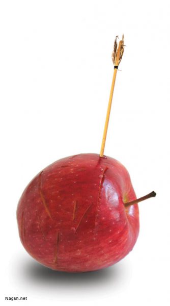 تیر در سیب
